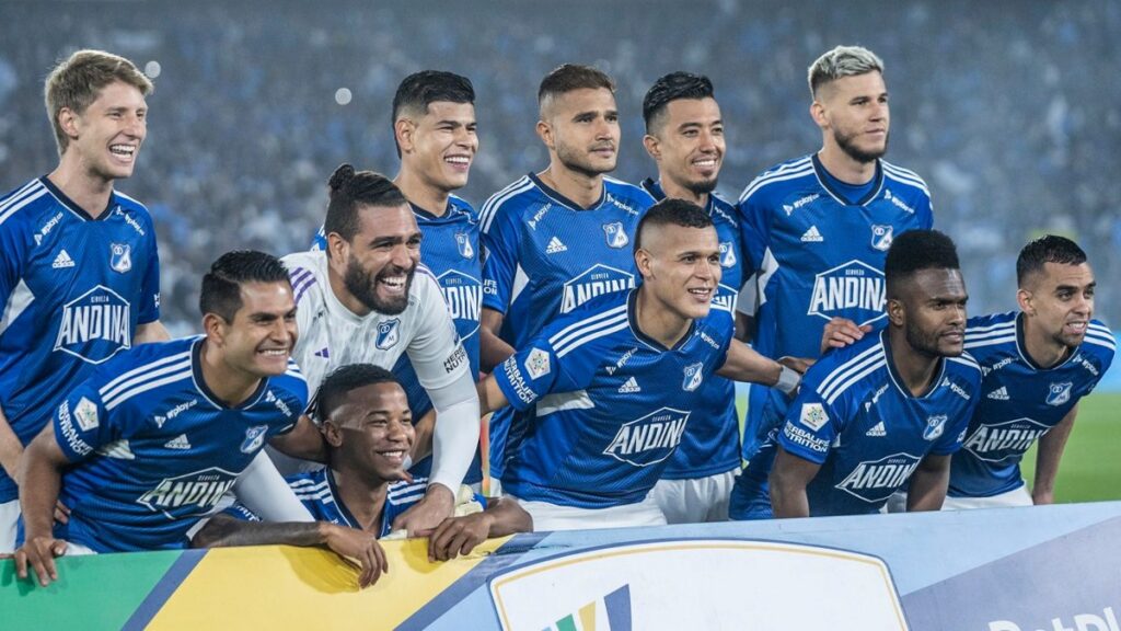 Jugadores de Millonarios, en un partido. - @MillosFCoficial.