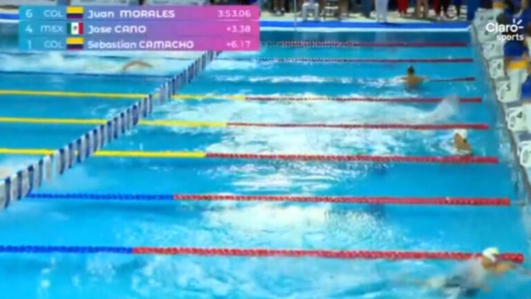 Juan Morales se cuelga el oro en los 400 metros libres