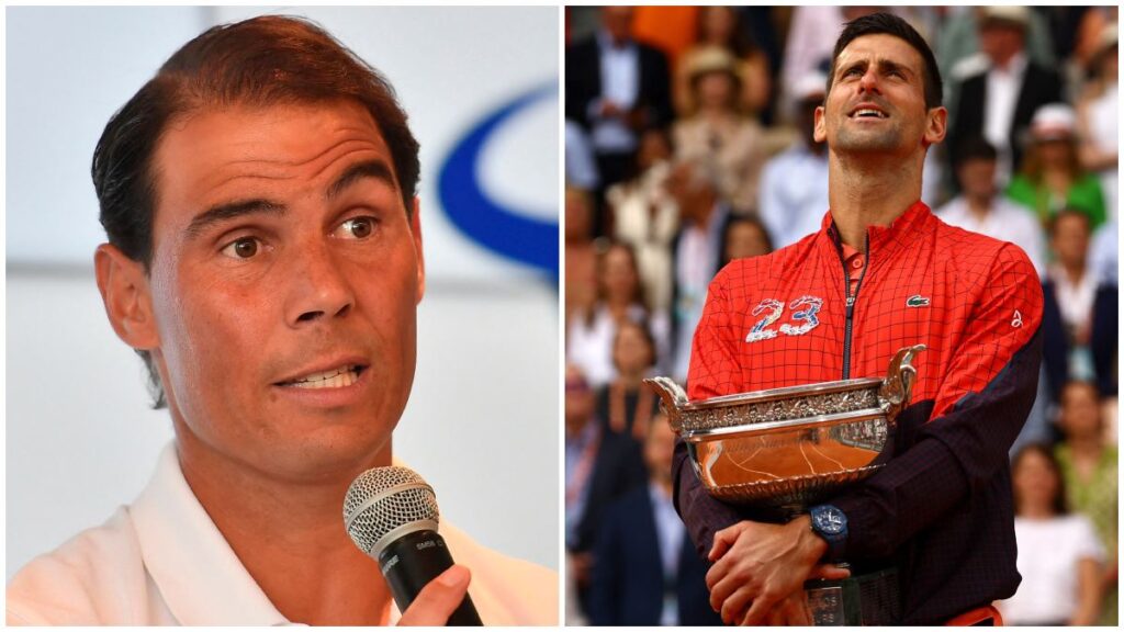 Rafa Nadal mostró su deportividad al felicitar a Novak Djokovic quien ganó Roland Garros por vez número 23.