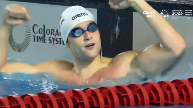 México se lleva el oro en relevos 4×200 libres varonil en la natación de los Juegos Centroamericanos