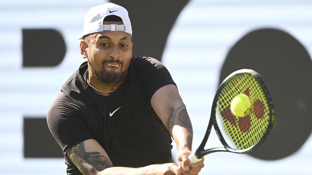 Kyrgios fue operado en enero y reapareció en la gira la semana pasada. AP