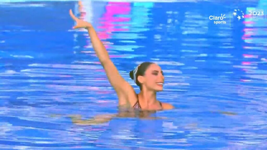 Nuria Diosdado se cuelga el oro en natación artística solo libre de los Juegos Centroamericanos | Claro Sports