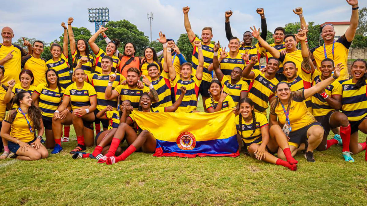Colombia se baña de oro en rugby 7 ClaroSports