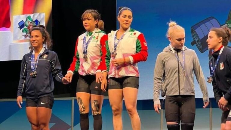 Janeth Gómez se cuelga medalla de oro en el Grand Prix de halterofilia, clasificatorio a Paris 2024
