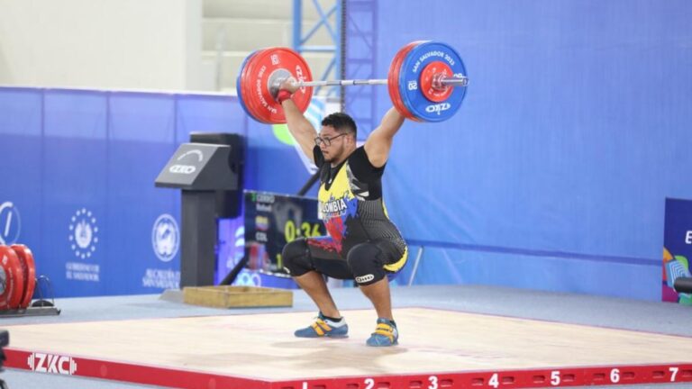 Doblete dorado de Rafael Cerro en la categoría de más de 109kg de halterofilia en San Salvador