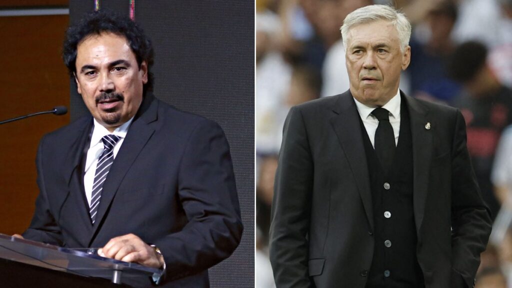 Hugo Sánchez y Carlo Ancelotti