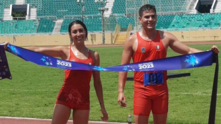 Mariana Arceo y Duilio Carrillo entregan a México la medalla de oro en el relevo mixto del pentatlón moderno