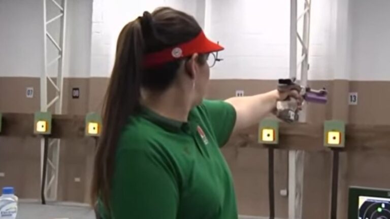 Highlights de tiro deportivo femenil en los Juegos Centroamericanos 2023: Resultado de la final individual 10 m pistola de aire