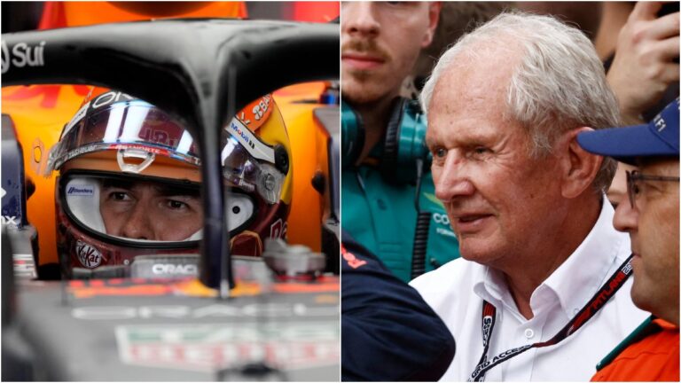 Helmut Marko defiende a Checo Pérez tras eliminación en la Q2: “Llevaba los peores neumáticos en el peor momento”