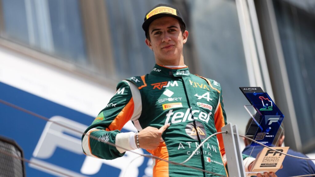 Santiago Ramos logra su primer podio en la Fórmula Regional Europea en el Hungaroring