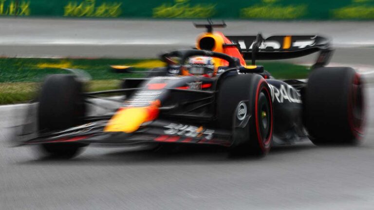 Max Verstappen largará de la primera posición en el GP Canadá; Checo Pérez fue eliminado en la Q2