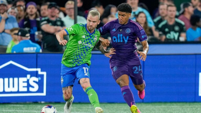 Charlotte FC y Seattle Sounders reparten los puntos tras empatar a tres