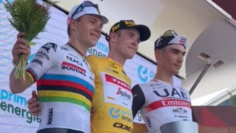 Dos colombianos acaban en el top 10 del Tour de Suiza que terminó con Skjelmose como el gran vencedor