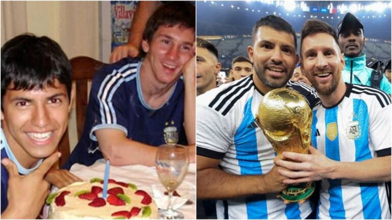 Lionel Messi y Sergio Agüero, una amistad infinita