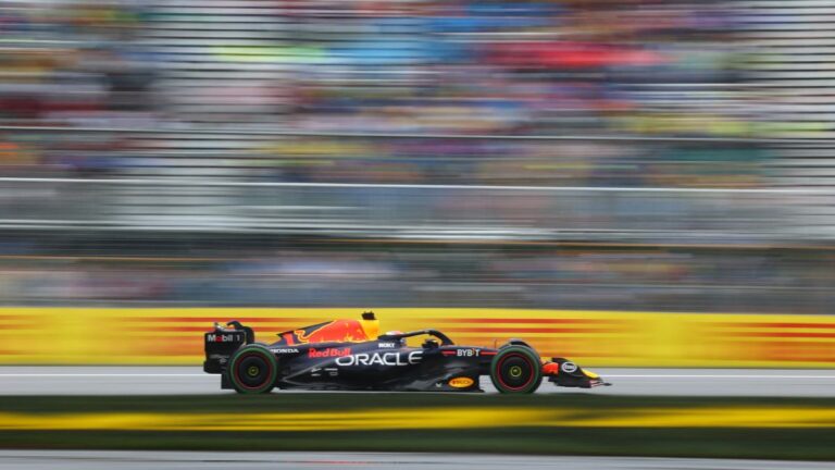 Verstappen lidera y Checo Pérez se estanca en las Prácticas Libres 3 del GP de Cánada