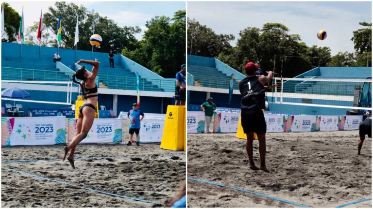 México arranca con el pie derecho en el voleibol de playa de San Salvador 2023