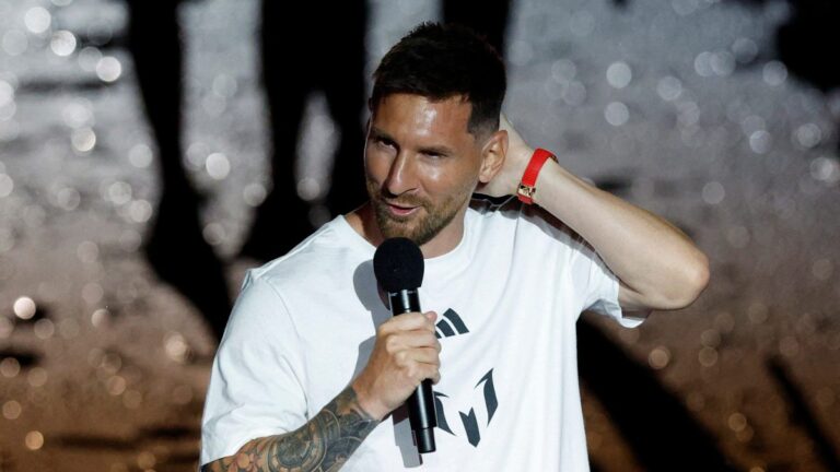 Leo Messi agradece la presentación y hace un guiño sobre su estreno oficial en Inter Miami