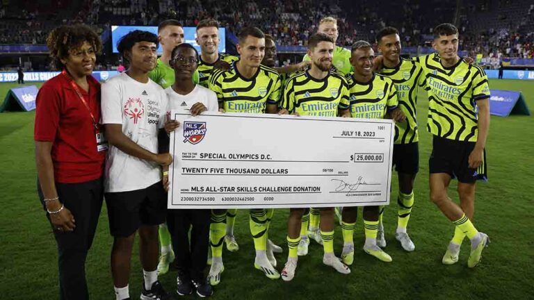 El Arsenal se impone a la MLS en el Skills Challenge previo al All-Star Game