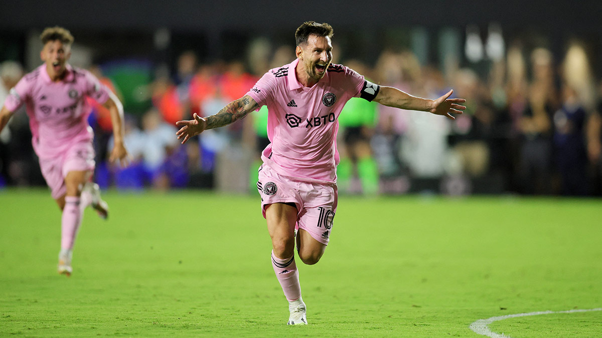 FC Juarez player LUIS RODRIGUEZ (28) celebrates a goal during the second  half of a Leagues Cup soccer match at Austin's Q2 stadium on July 29, 2023. FC  Juarez dominated the action