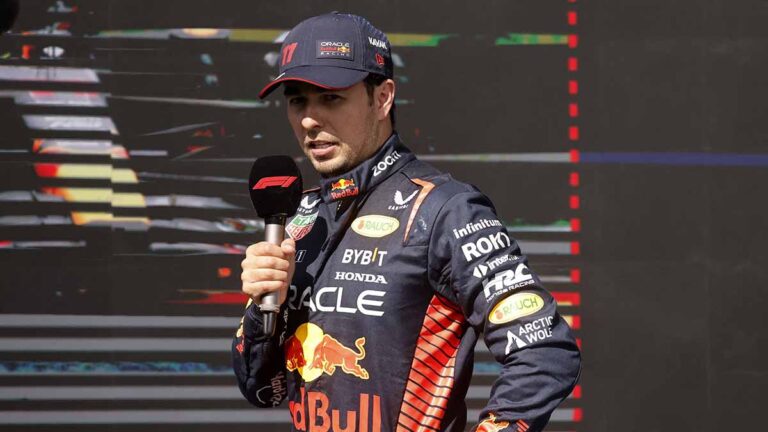 Checo Pérez: “No pude hacer nada ante Max Verstappen”