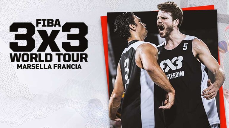 Torneo FIBA básquetbol 3×3, desde Marsella, Francia, semifinales, en vivo