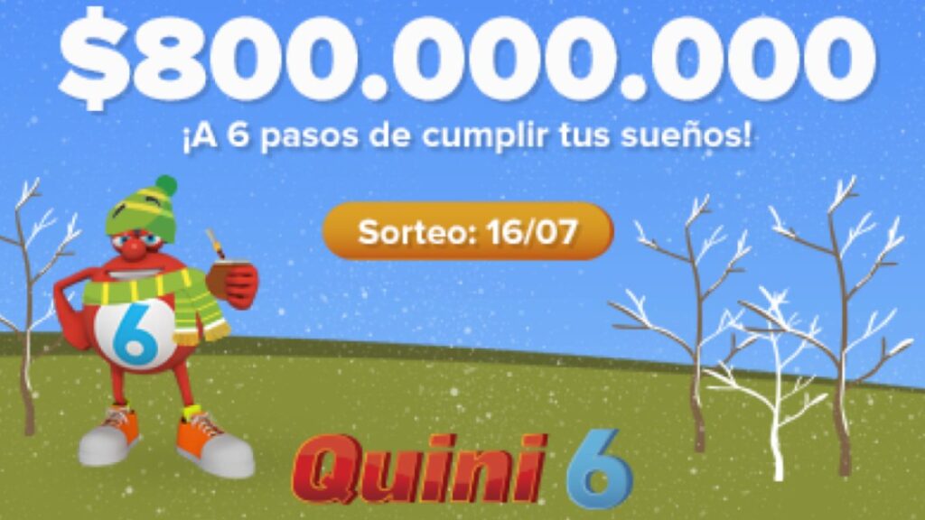 Resultados del Quini 6, sorteo 3078, hoy domingo 16 de julio de 2023