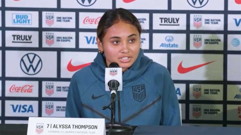 Alyssa Thompson narra lo que fue para ella debutar con 18 años en un Mundial: “Es una locura”