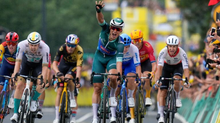 Philipsen consigue su cuarta victoria en el Tour de France; Vingegaard es líder