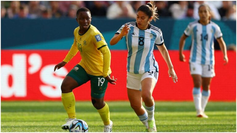 Argentina evita el fracaso monumental con Sudáfrica en el Mundial Femenino 2023