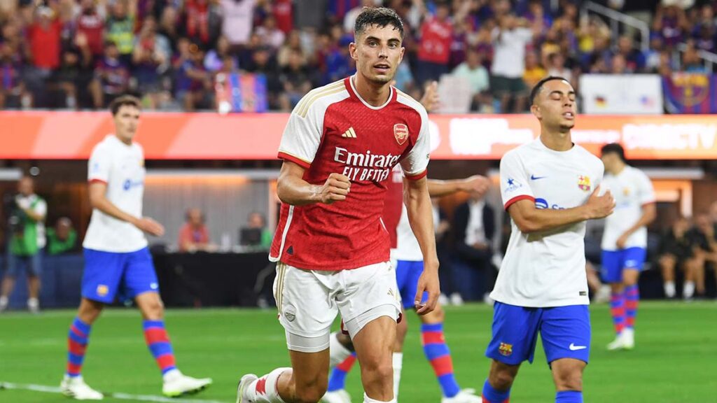 Arsenal golea al Barcelona y les rompe las esperanzas en pretemporada | @Arsenal