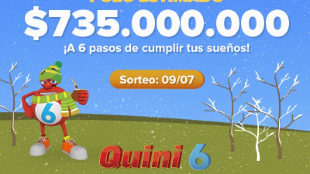 Resultados del Quini 6, sorteo 3076, hoy domingo 9 de julio de 2023