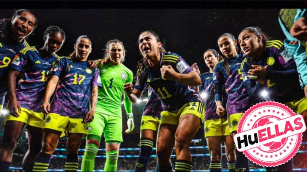 Colombia celebrando su victoria contra Alemania.