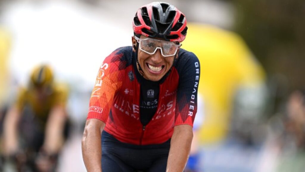 Egan Bernal en el Tour de Francia.