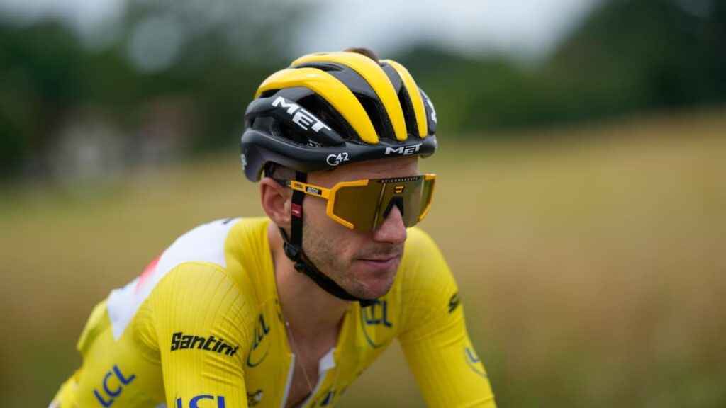 Adam Yates en el Tour de Francia.