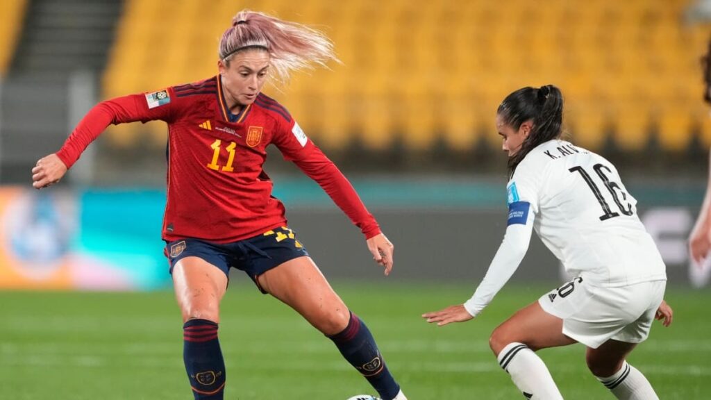 Alexia Putellas con la selección de España.