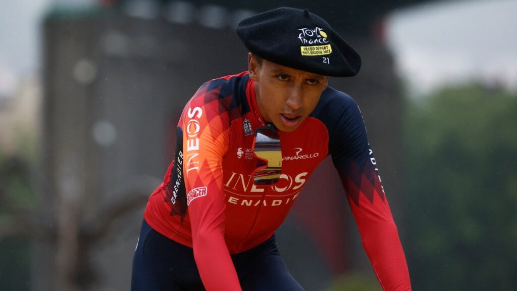 Egan Bernal, en el Tour de Francia. - Reuters.