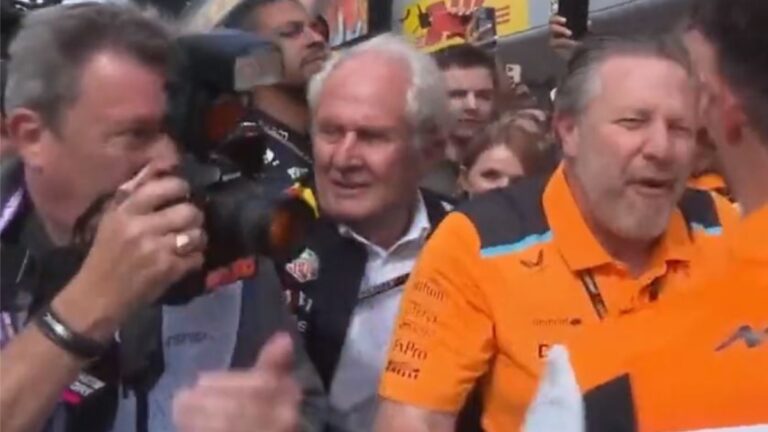 ¡Helmut Marko se pelea con un fotógrafo en el GP Gran Bretaña! El asesor de Red Bull queda enfadado