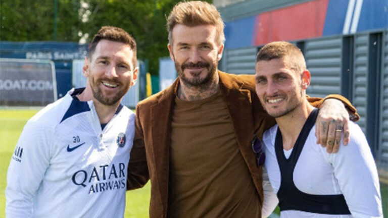 David Beckham confiesa haber recibido millones de mensajes tras el fichaje de Messi por el Inter Miami