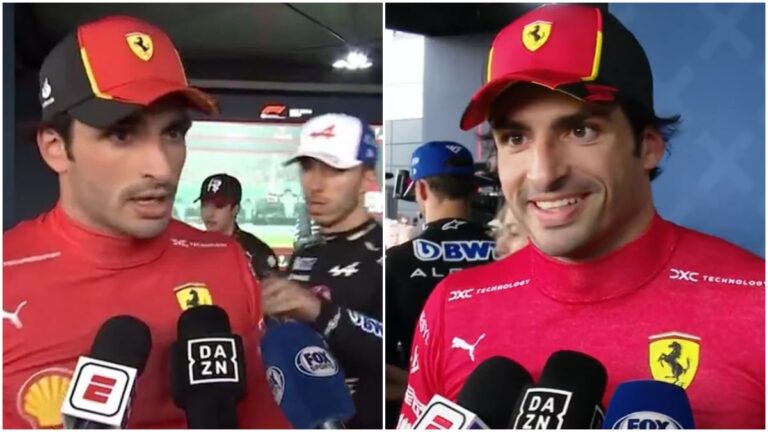 ¡Tensión en la F1! Pierre Gasly empuja a Carlos Sainz frente a las cámaras de televisión: “Pobrecito”