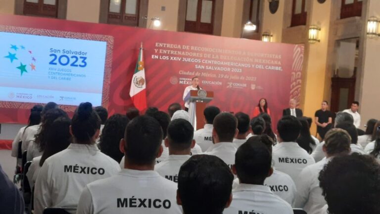 La delegación mexicana que participó en los Juegos Centroamericanos 2023 recibió estímulos económicos