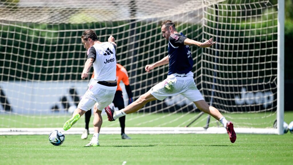 Un entrenamiento. - @juventusfc.