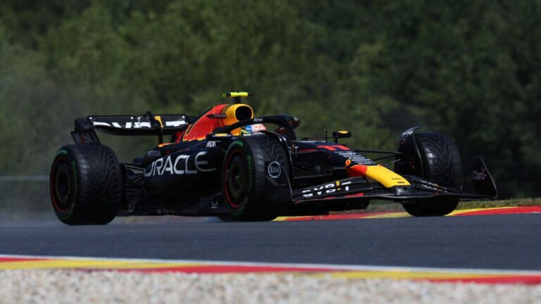 Checo Pérez queda octavo en el Sprint Shootout del GP de Bélgica tras una mala estrategia de Red Bull