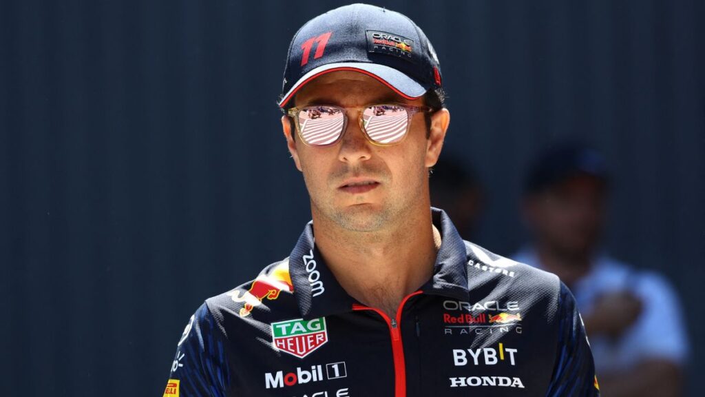 Checo Pérez, tras su incidente en la FP1 del GP de Hungría: "Fue un error de mi parte"