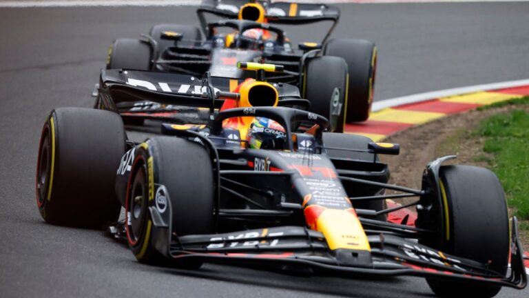 Checo Pérez: Prensa internacional destaca su segundo sitio en el GP de Bélgica, pero cuestiona la diferencia con Verstappen