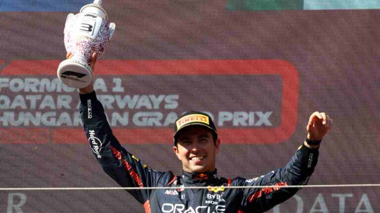 Checo Pérez, el Piloto del Día en el Gran Premio de Hungría