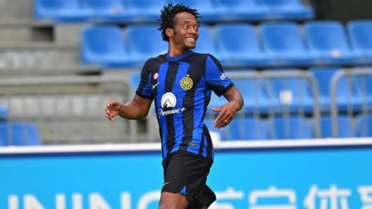 Juan Guillermo Cuadrado debuta en la goleada del Inter de Milán sobre el Pergolettese