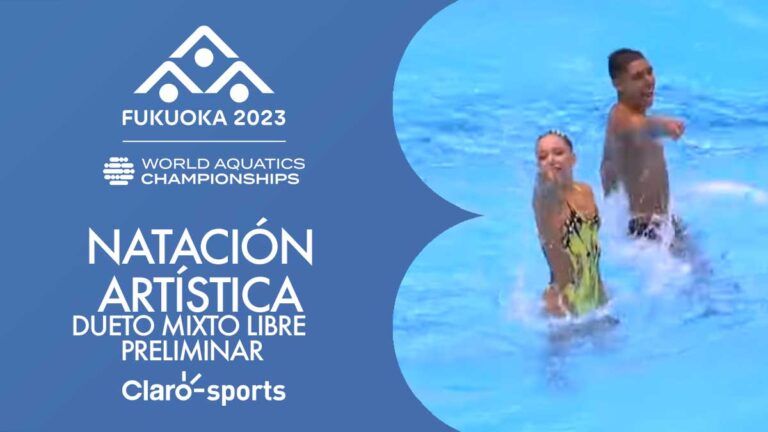 Mundial de Natación Fukuoka 2023: Natación artística, dueto mixto libre preliminar, en vivo