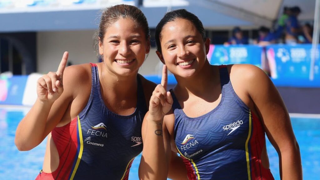 Viviana Uribe y Diana Zapata. - Comité Olímpico Colombiano.