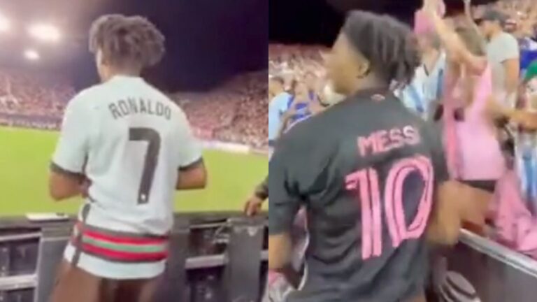 ¡El efecto Messi! Fan de CR7 se cambia la camiseta por la “10” del Inter Miami