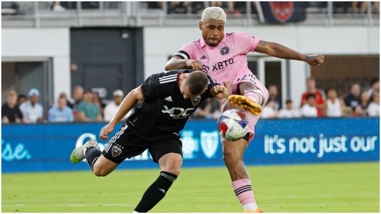 Al Inter Miami se le escapa la victoria frente al DC United y sigue en el fondo de la MLS en el último partido sin Messi